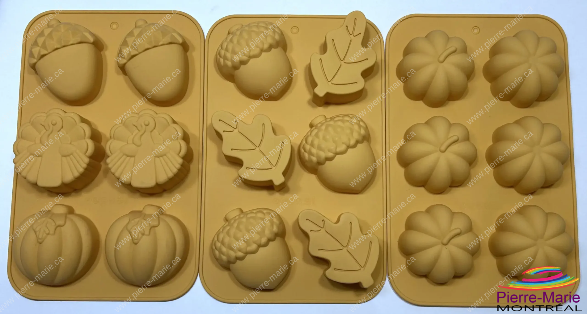 Autumnal 3 Molds Set